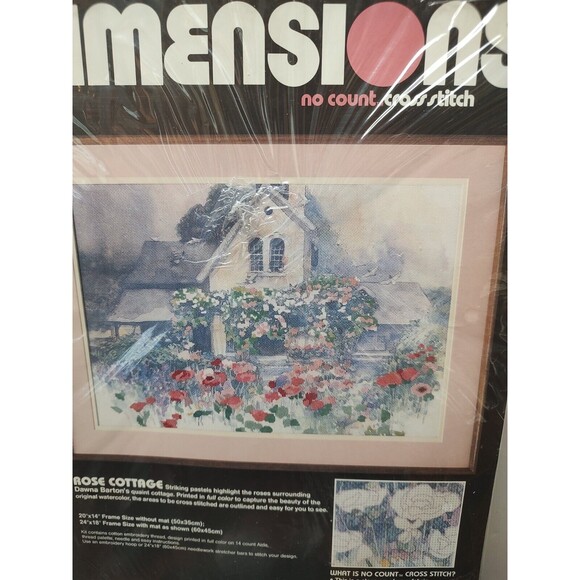 1989/1993 Dimensions Counted Cross Stitch Kit Peaceful Countryside & Bird Watch - Picture 9 of 13